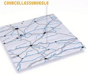 3d view of Courcelles-sur-Vesle