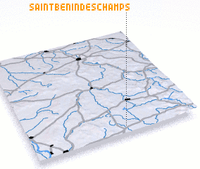 3d view of Saint-Bénin-des-Champs