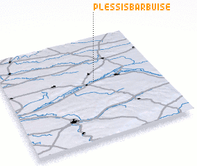 3d view of Plessis-Barbuise