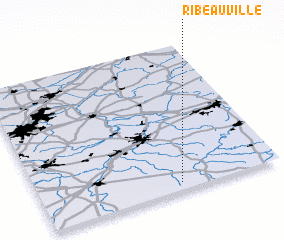 3d view of Ribeauville