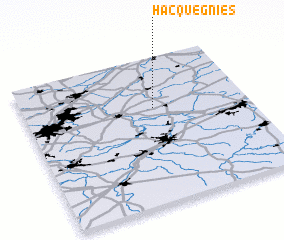 3d view of Hacquegnies