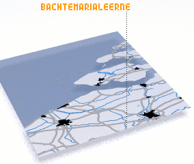 3d view of Bachte-Maria-Leerne