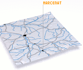 3d view of Marcenat