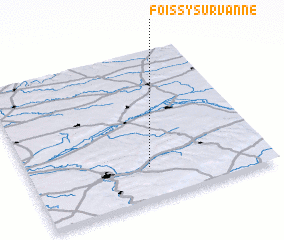 3d view of Foissy-sur-Vanne