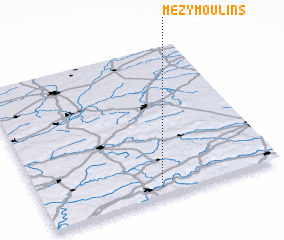 3d view of Mézy-Moulins