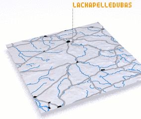 3d view of La Chapelle-du-Bas