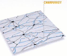 3d view of Champvoisy