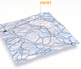 3d view of Fayet