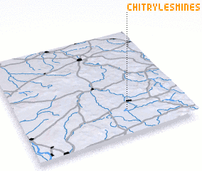 3d view of Chitry-les-Mines