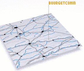 3d view of Bourg-et-Comin