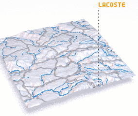 3d view of La Coste