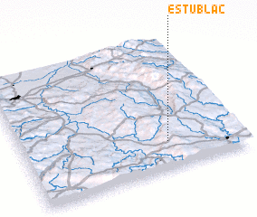 3d view of Estublac