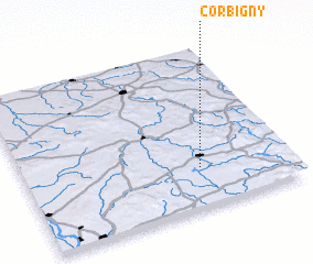 3d view of Corbigny