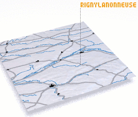 3d view of Rigny-la-Nonneuse