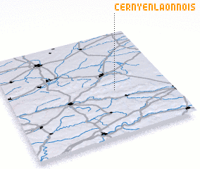 3d view of Cerny-en-Laonnois