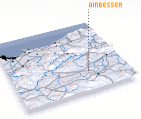 3d view of ʼAïn Bessem