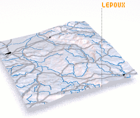 3d view of Le Poux