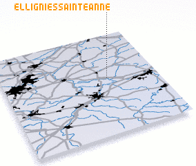 3d view of Ellignies-Sainte-Anne