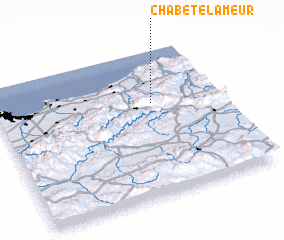 3d view of Chabet el Ameur