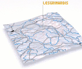 3d view of Les Grimardis