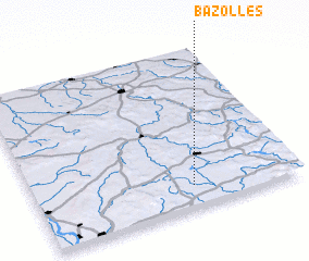 3d view of Bazolles