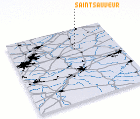 3d view of Saint-Sauveur