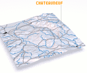 3d view of Châteauneuf