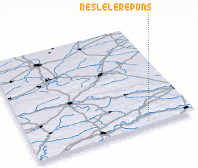 3d view of Nesle-le-Repons