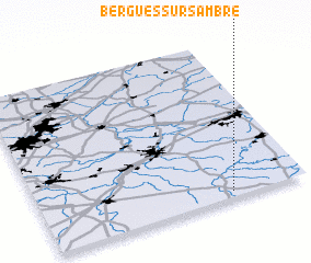 3d view of Bergues-sur-Sambre