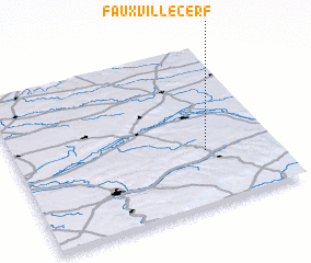 3d view of Faux-Villecerf