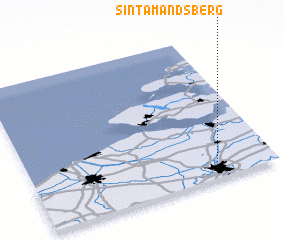 3d view of Sint-Amandsberg