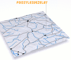 3d view of Foissy-lès-Vézelay