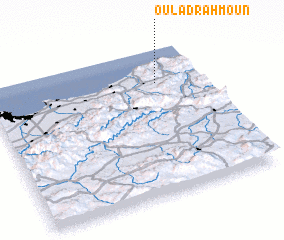 3d view of Oulad Rahmoûn