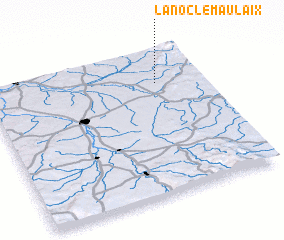 3d view of La Nocle-Maulaix