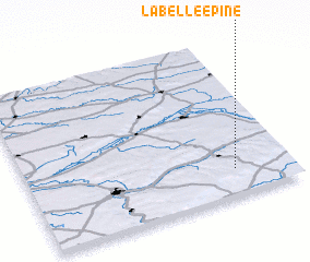 3d view of La Belle Épine