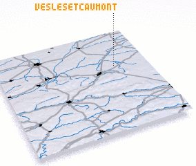 3d view of Vesles-et-Caumont