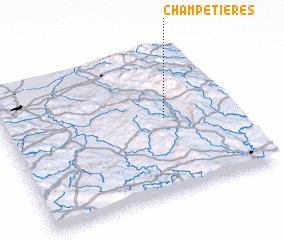 3d view of Champétières