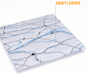 3d view of Saint-Lupien