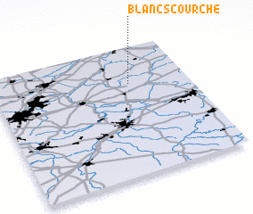 3d view of Blanc Scourche