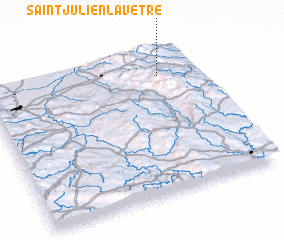 3d view of Saint-Julien-la-Vêtre