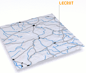 3d view of Le Crot