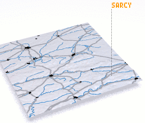 3d view of Sarcy