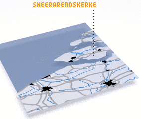 3d view of ʼs-Heer-Arendskerke