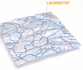 3d view of La Sauvetat