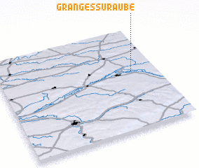 3d view of Granges-sur-Aube