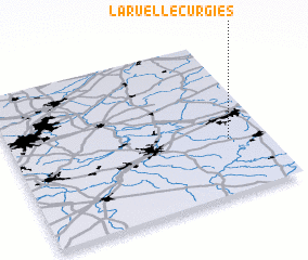 3d view of La Ruelle Curgies