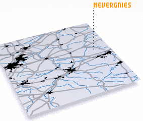 3d view of Mévergnies