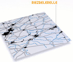 3d view of Riez de lʼÉrelle