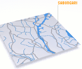 3d view of Sabon Gari