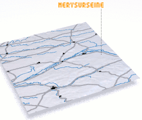 3d view of Méry-sur-Seine